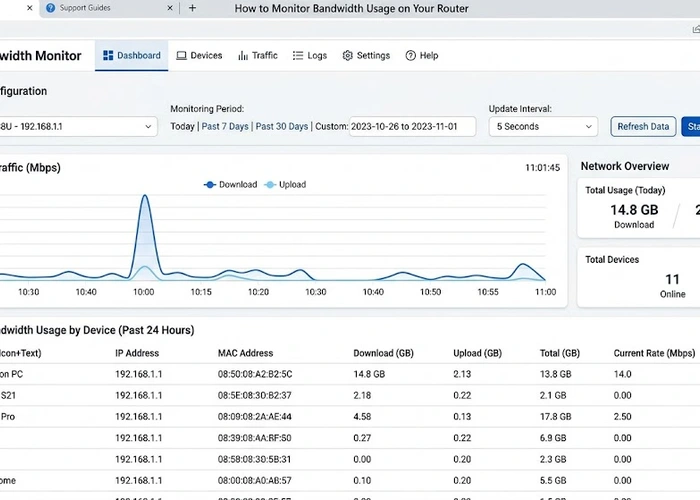 How to Monitor Bandwidth Usage on Your Router