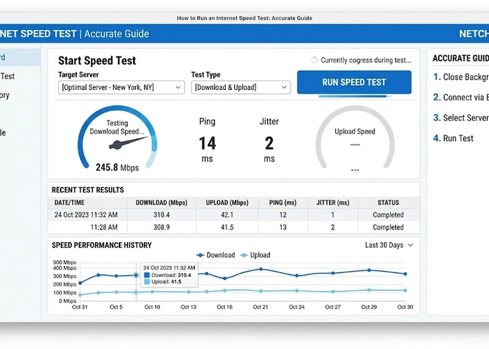 How to Run an Internet Speed Test: Accurate Guide
