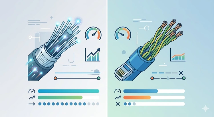 Fiber vs Copper Comparison Tool