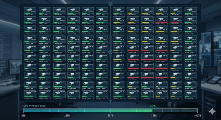 Security Camera Bandwidth Calculator