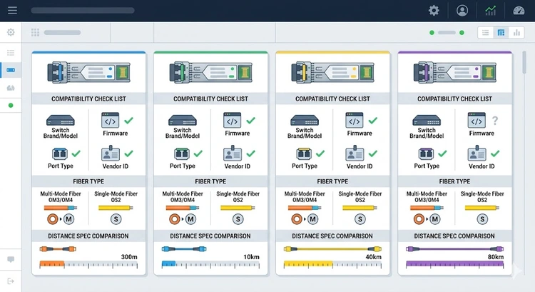SFP Module Compatibility Checker