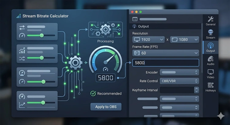 Stream Bitrate Calculator