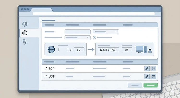 Port Forwarding Rule Generator
