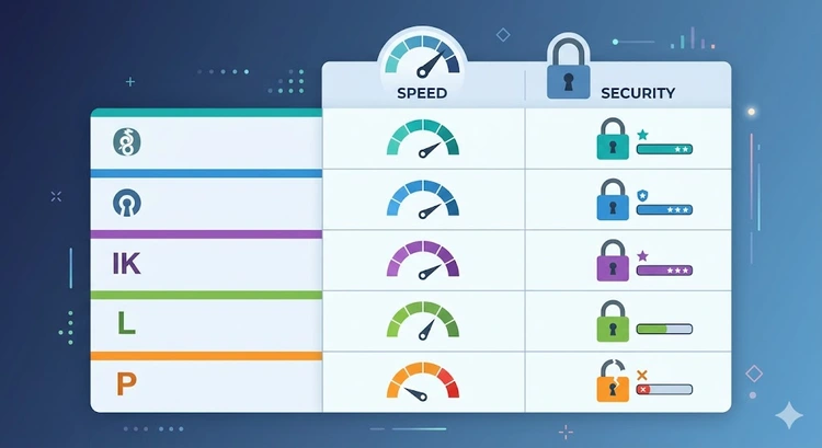 VPN Protocol Comparison Tool