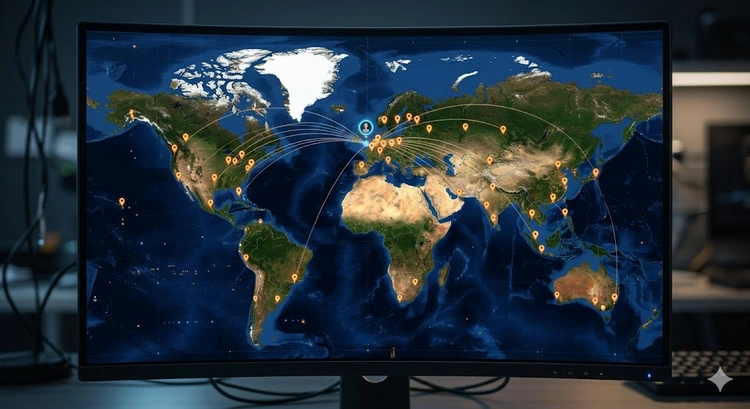 VPN Server Distance Calculator