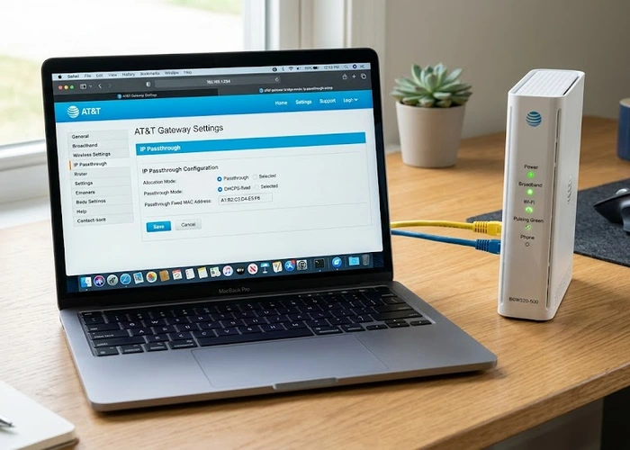 AT&T Gateway Bridge Mode: IP Passthrough Setup