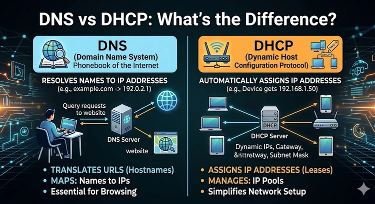 DNS vs DHCP: What's the Difference? — step-by-step guide