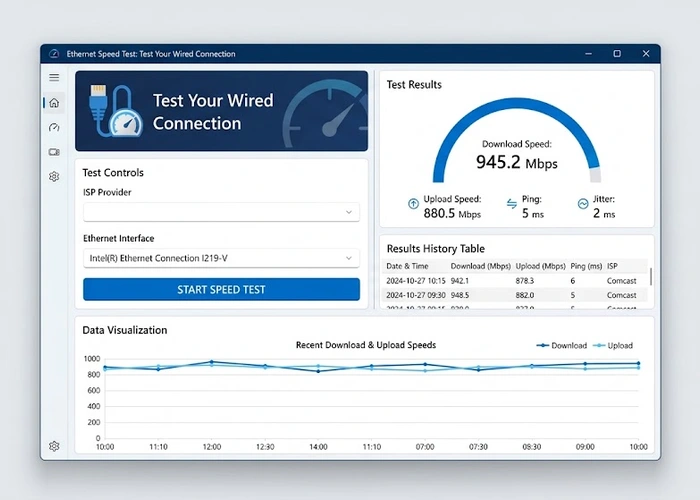 Ethernet Speed Test: Test Your Wired Connection