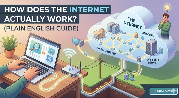 How Does the Internet Actually Work? (Plain English Guide) — step-by-step guide