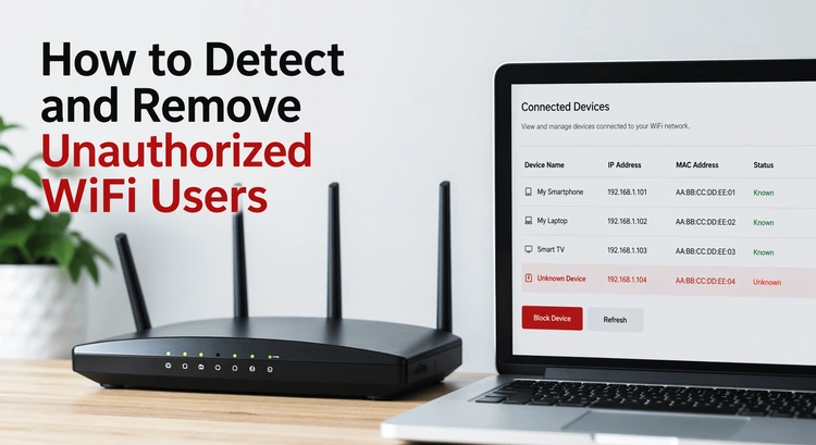 How to Detect and Remove Unauthorized WiFi Users — step-by-step guide