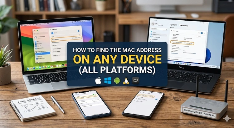 How to Find the MAC Address on Any Device (All Platforms) — step-by-step guide