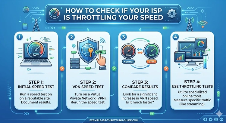 How to Check If Your ISP Is Throttling Your Speed &mdash; complete visual guide