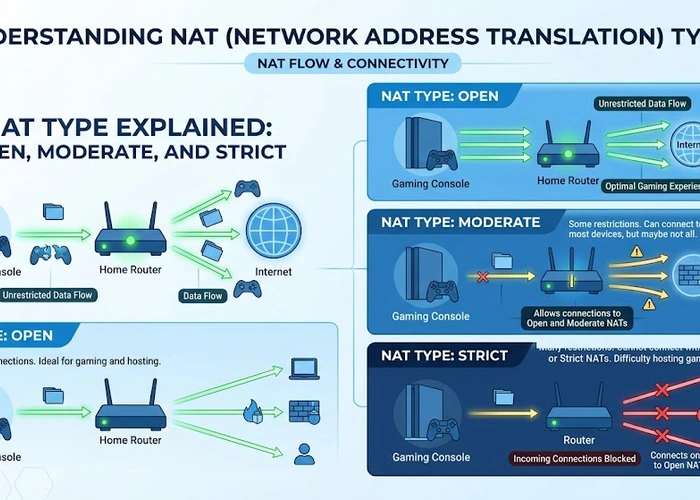NAT Type Explained: Open, Moderate, and Strict
