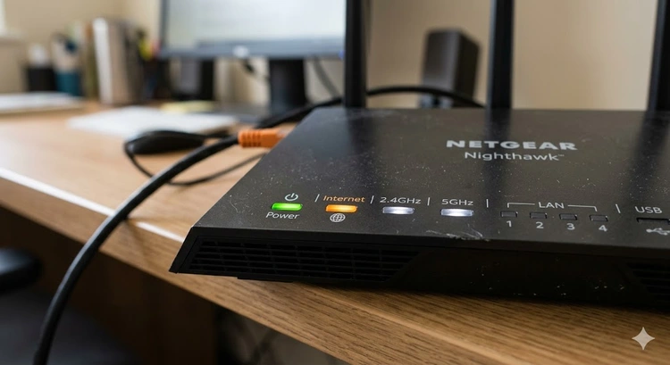 Router Orange/Amber Light — What It Means and How to Fix