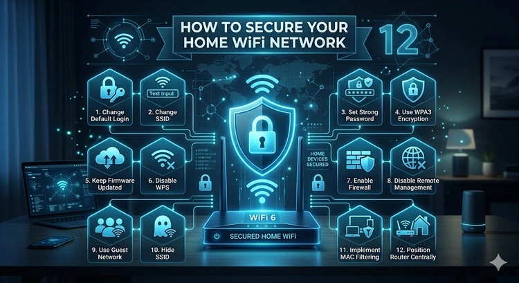 How to Secure Your Home WiFi Network: 12 Steps