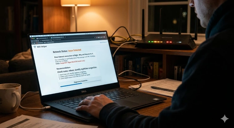 Slow Internet at Night: Why and How to Fix It