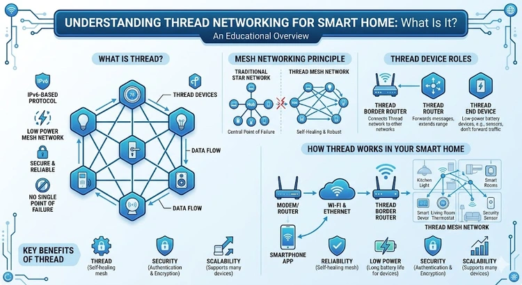 Thread Networking for Smart Home: What Is It?