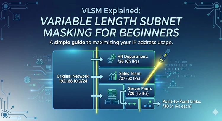 VLSM Explained: Variable Length Subnet Masking for Beginners — step-by-step guide