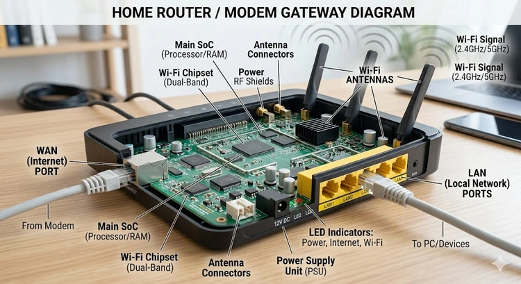 What Is a Router? (Router vs Modem Explained)