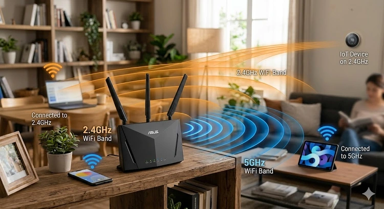 What Is Dual-Band WiFi? (2.4GHz vs 5GHz)